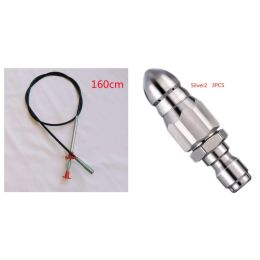 60CM Sewer Dredger Spring Pipe Dredging Tool Household Hair Cleaner Drain Clog Remover Cleaning Tools Household For Kitchen Sink Kitchen Gadgets (Option: Black 160cm Set)
